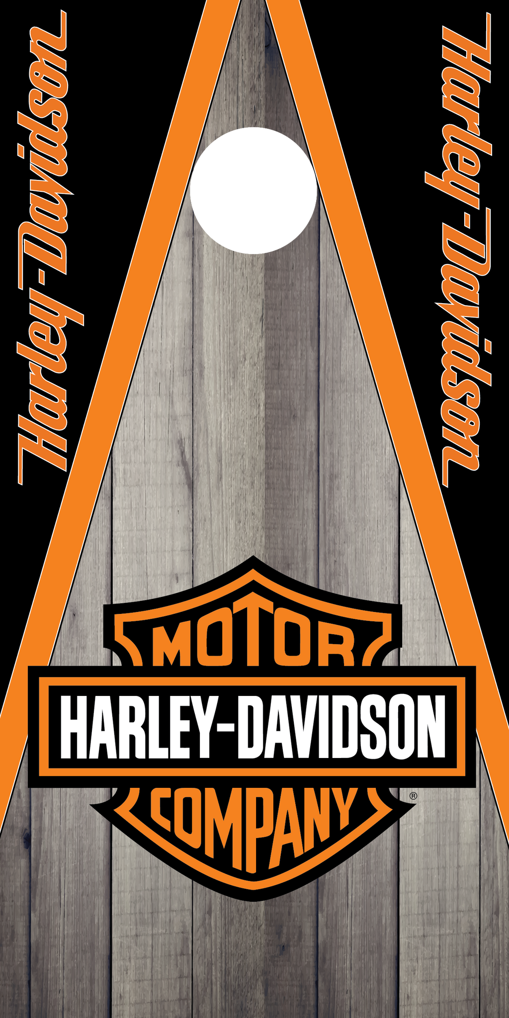 Harley Davidson Cornhole Board Skins (Pair)