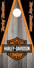 Harley Davidson Cornhole Board Skins (Pair)