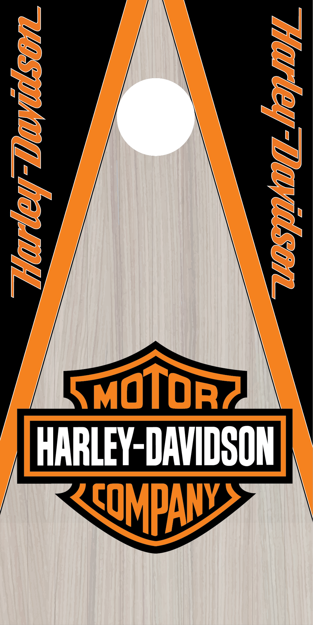 Harley Davidson Cornhole Board Skins (Pair)