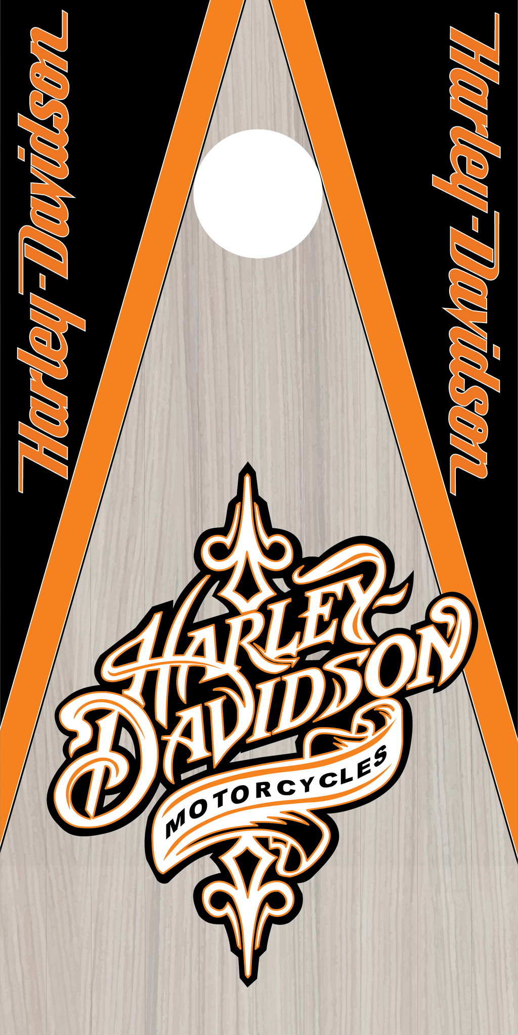 Harley Davidson Cornhole Board Skins (Pair)