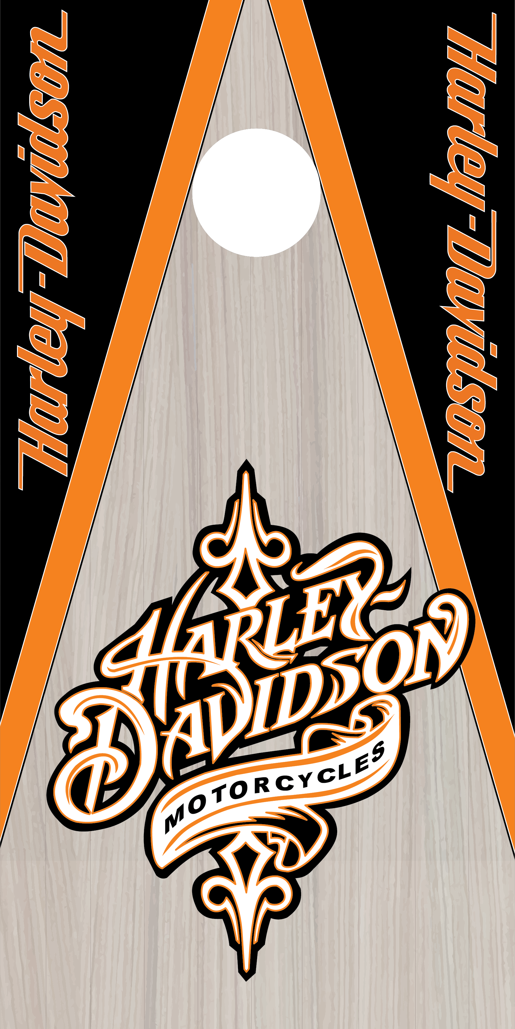 Harley Davidson Cornhole Board Skins (Pair)