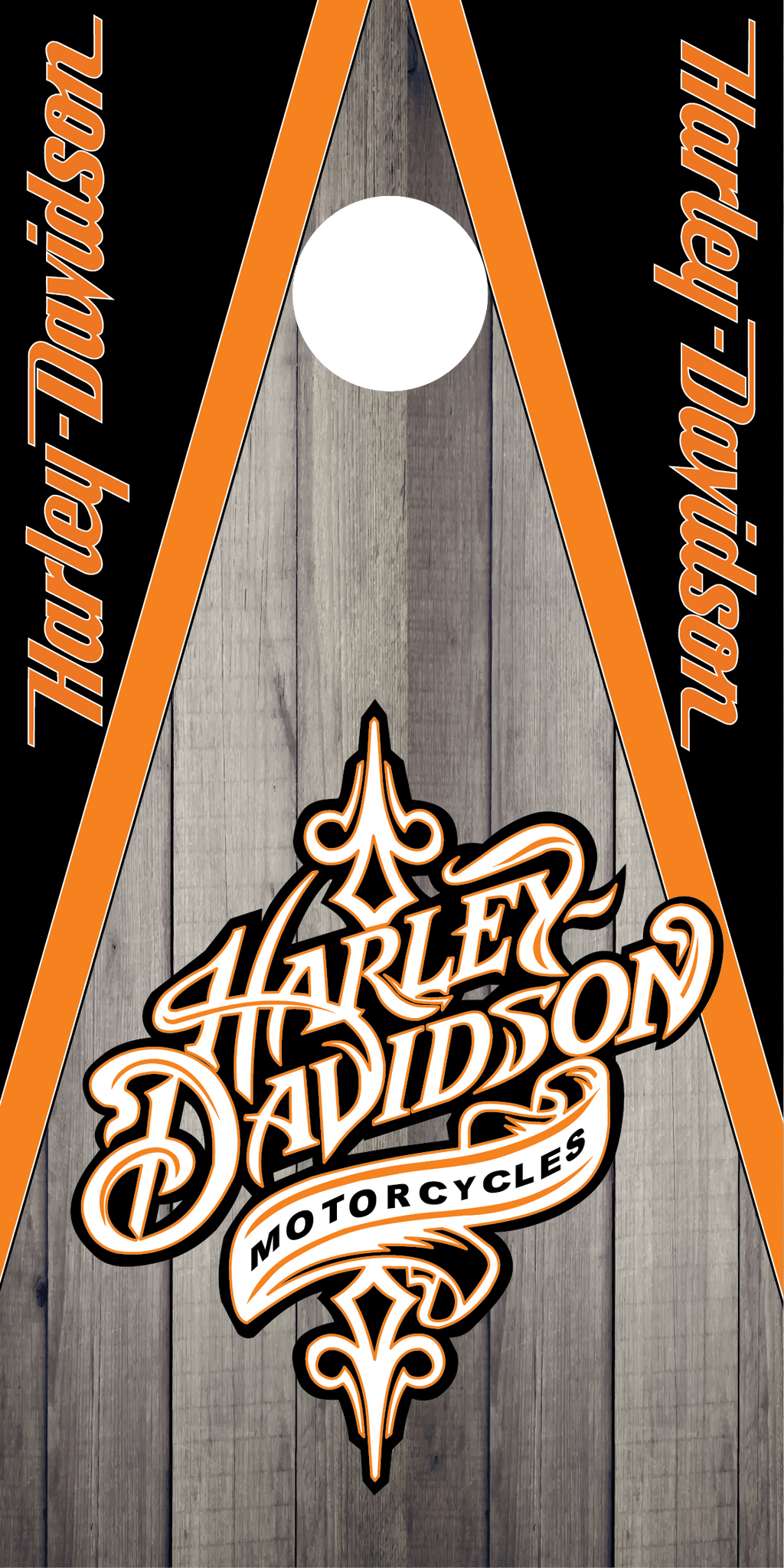 Harley Davidson Cornhole Board Skins (Pair)