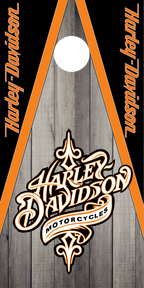 Harley Davidson Cornhole Board Skins (Pair)