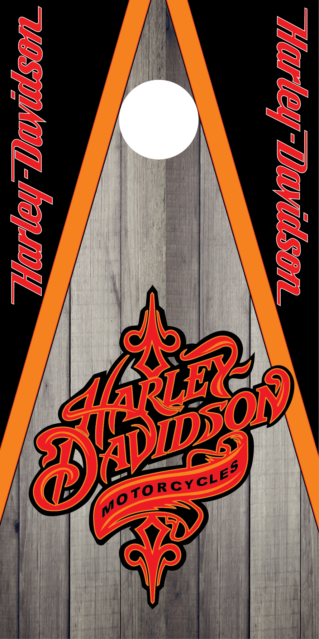 Harley Davidson Cornhole Board Skins (Pair)