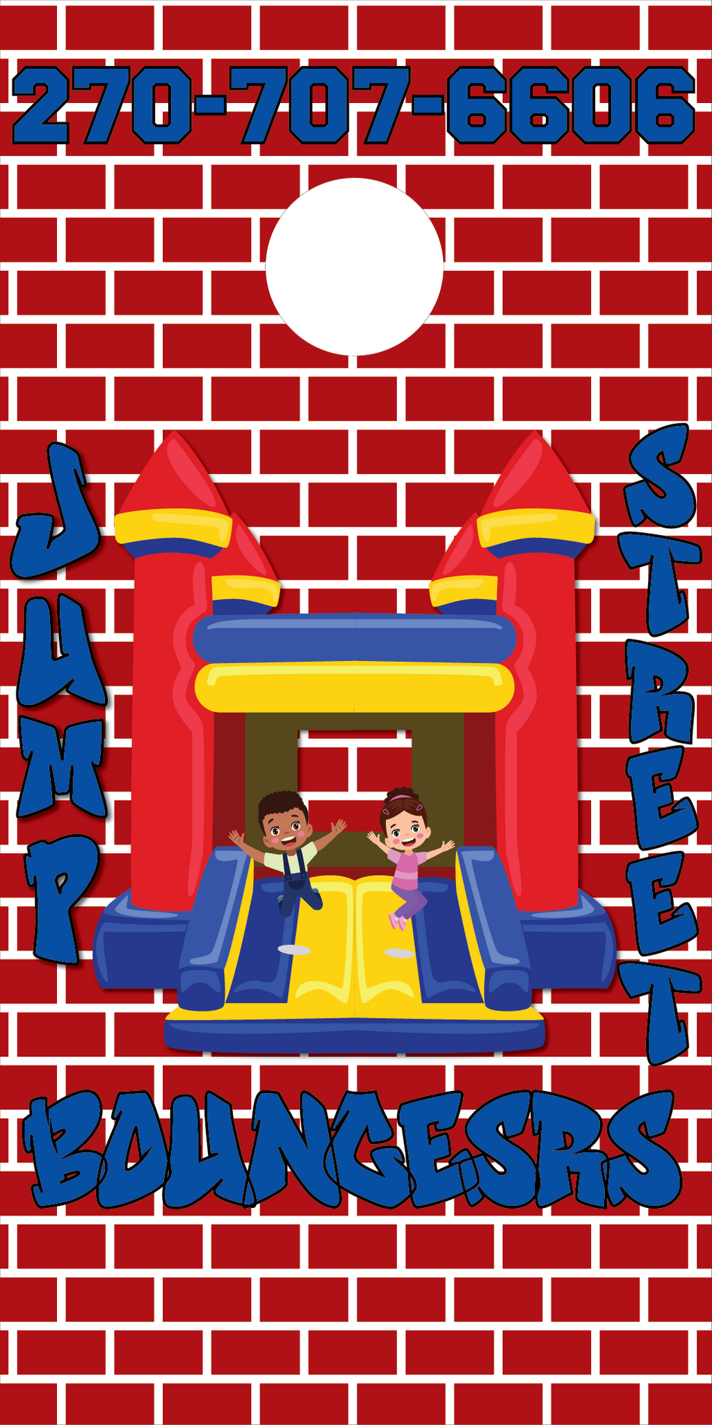 Jump Street Cornhole Board Skins (Pair)