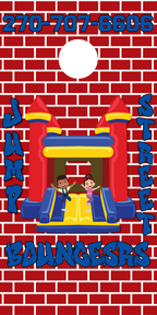 Jump Street Cornhole Board Skins (Pair)