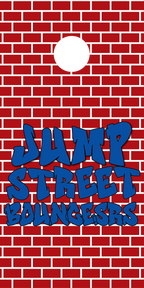 Jump Street Cornhole Board Skins (Pair)