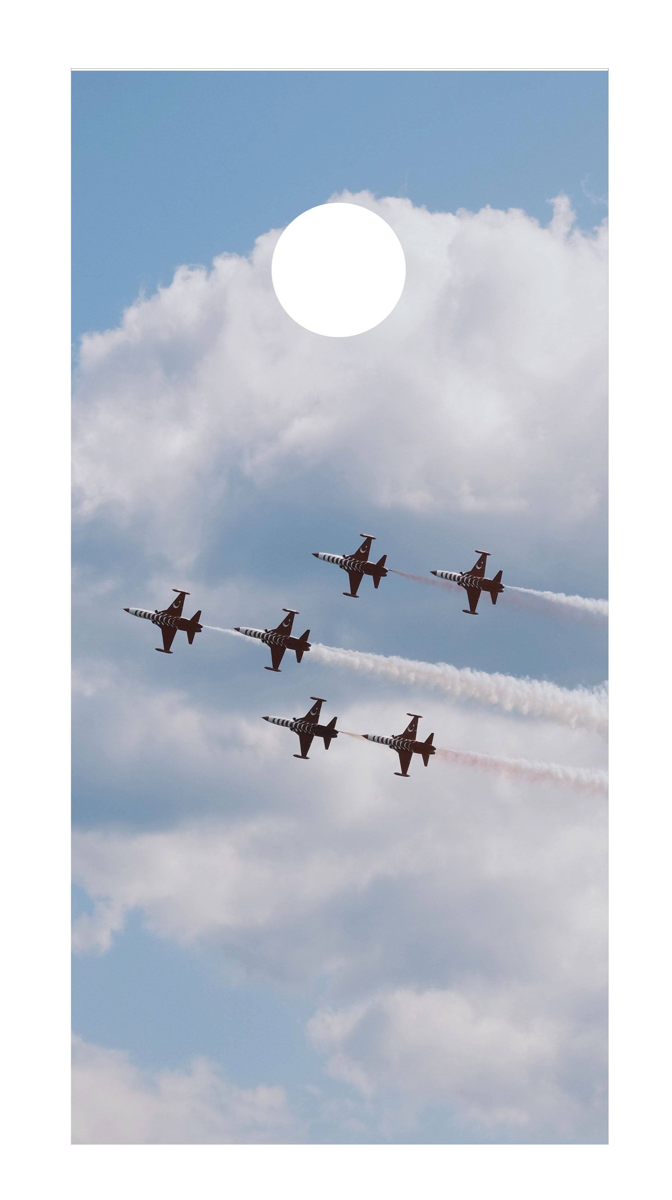 Fighter Jets Cornhole Board Skins (Pair) D2