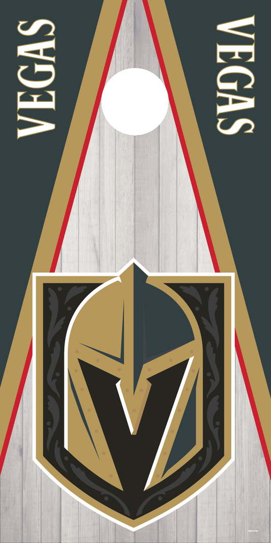 Vegas Golden Knights Cornhole Board Skins (Pair)