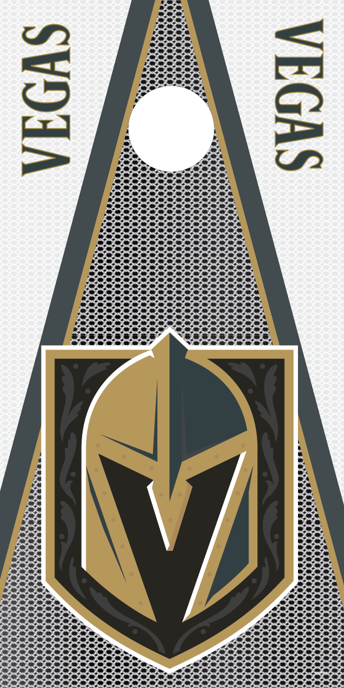 Vegas Golden Knights Cornhole Board Skins (Pair)
