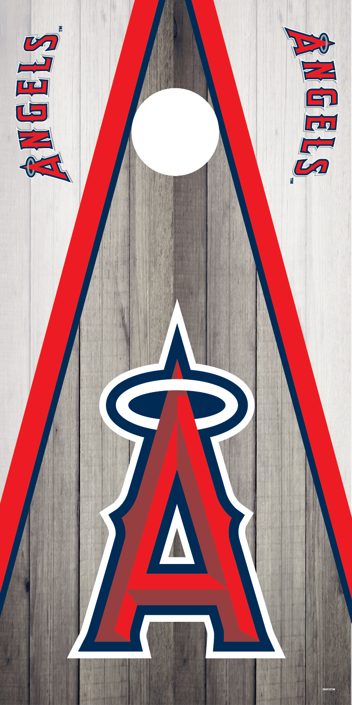 Los Angeles Angels Cornhole Board Skins (Pair)