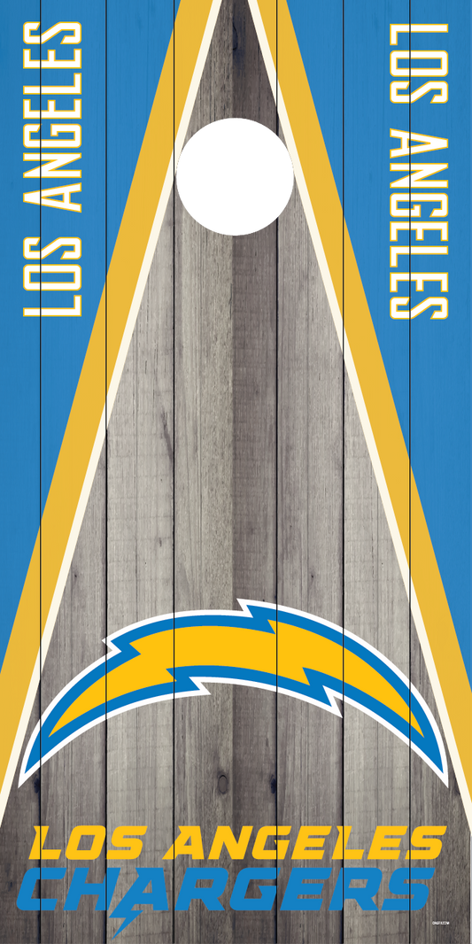 Los Angeles Chargers Cornhole Board Skins (Pair)