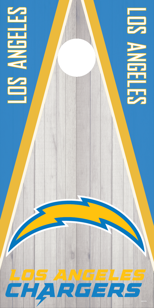 Los Angeles Chargers Cornhole Board Skins (Pair)