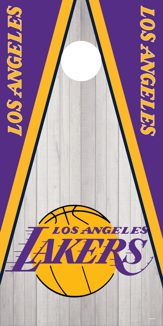 Los Angeles Lakers Cornhole Board Skins (Pair)