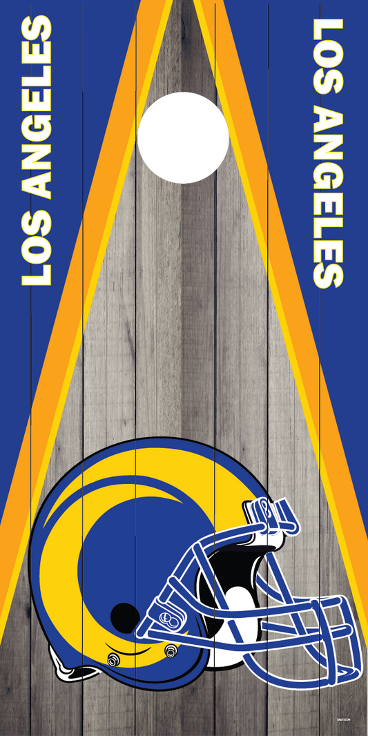 Los Angeles Rams Cornhole Board Skins (Pair)