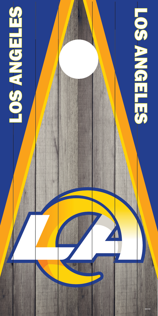 Los Angeles Rams Cornhole Board Skins (Pair)