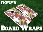 Maryland Flag Cornhole Board Skins (Pair)