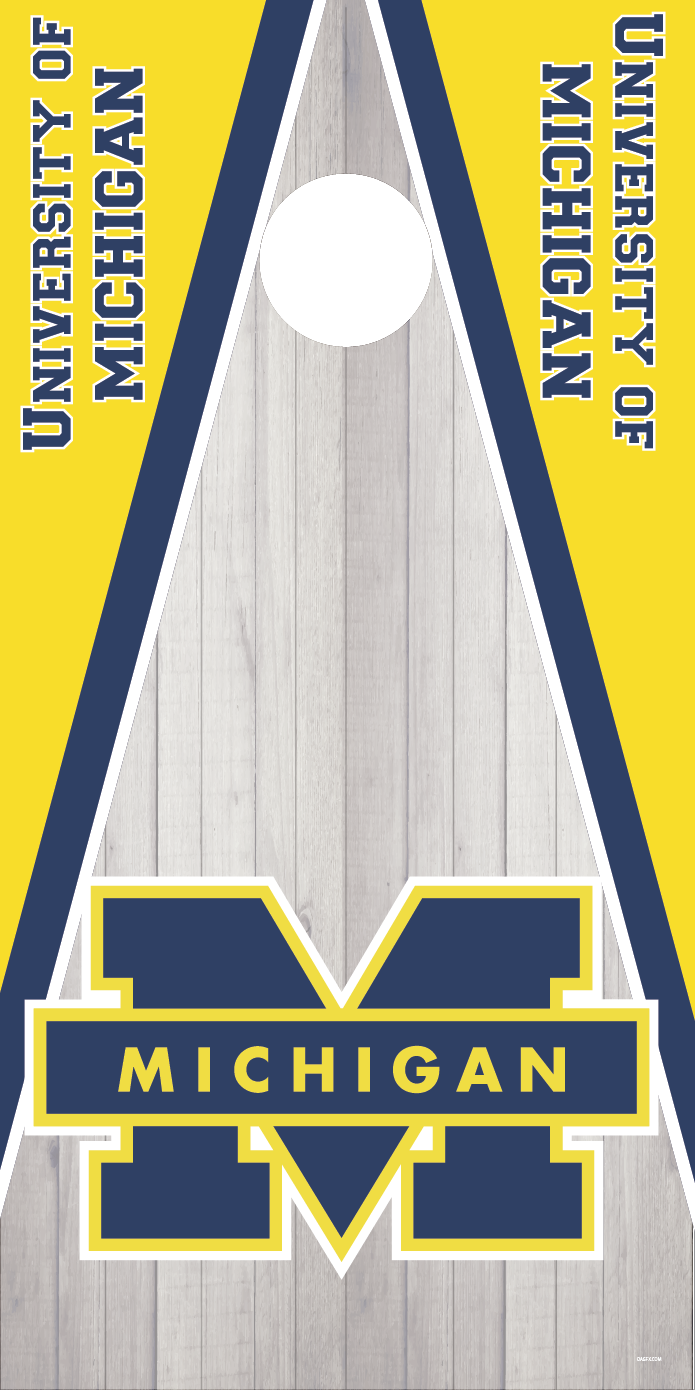 University of Michigan Cornhole Board Skins (Pair)