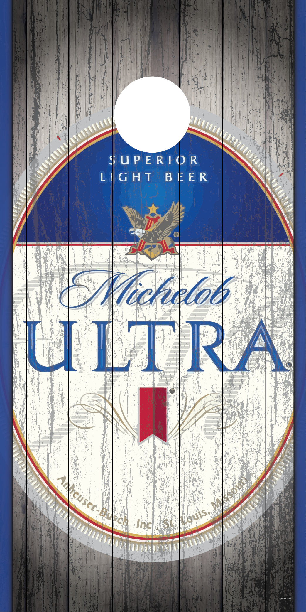 Michelob Cornhole Board Skins (Pair)