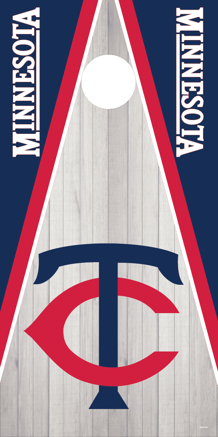 Minnesota Twins Cornhole Board Skins (Pair)