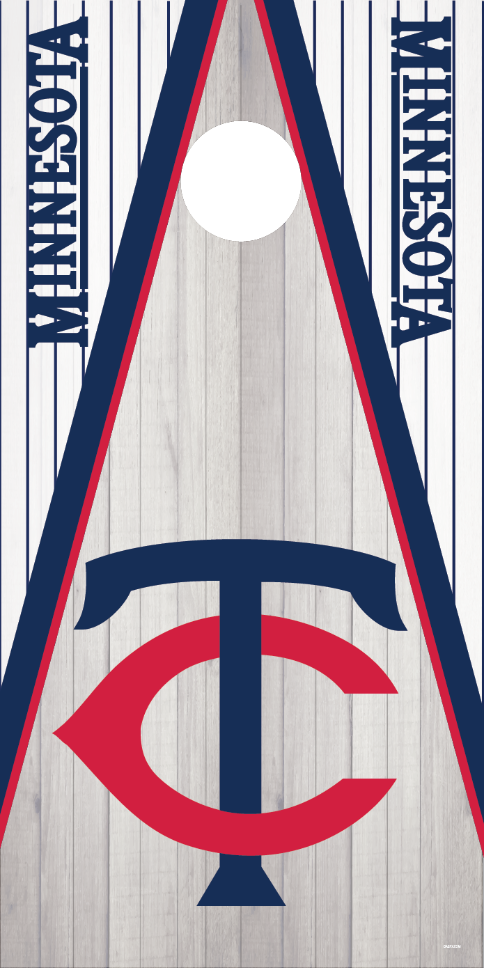 Minnesota Twins Cornhole Board Skins (Pair)