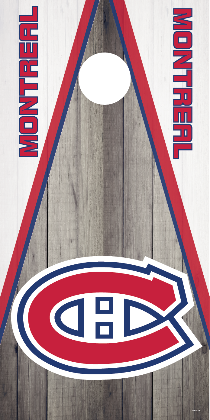 Montreal Canadiens Cornhole Board Skins (Pair)