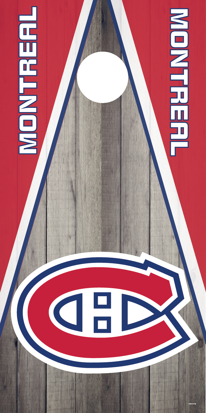 Montreal Canadiens Cornhole Board Skins (Pair)