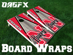Nebraska Cornhuskers Cornhole Board Skins (Pair)