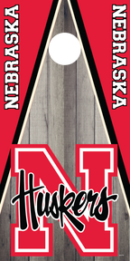 Nebraska Cornhuskers Cornhole Board Skins (Pair)