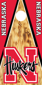 Nebraska Cornhuskers Cornhole Board Skins (Pair)