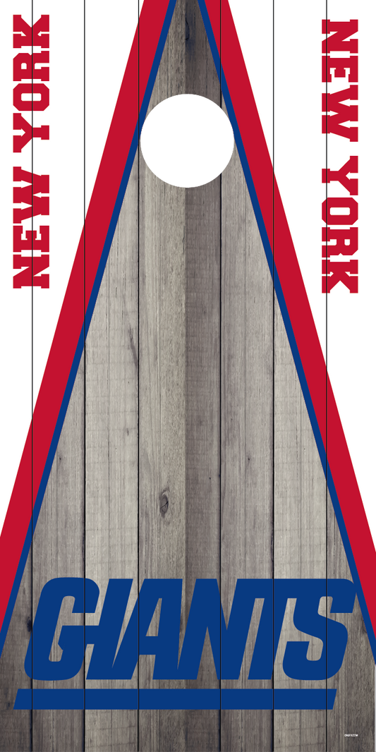 New York Giants Cornhole Board Skins (Pair)