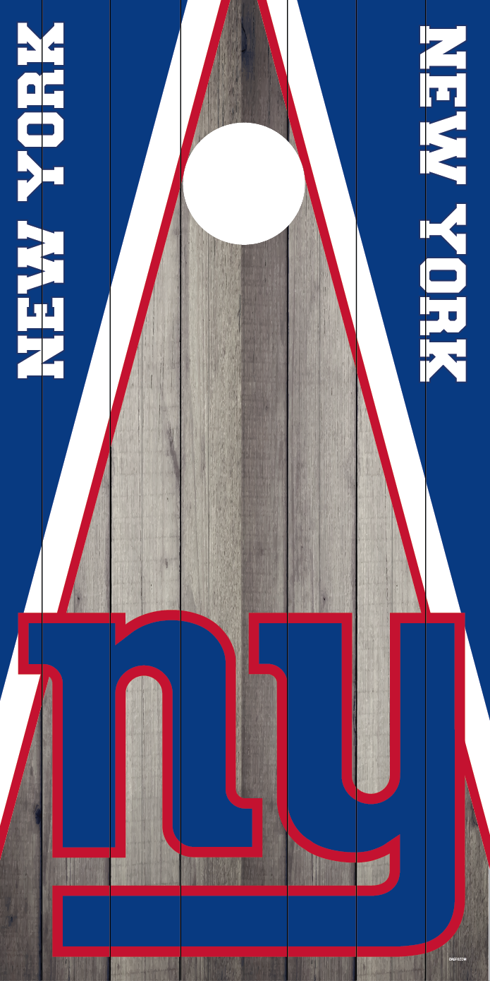 New York Giants Cornhole Board Skins (Pair)