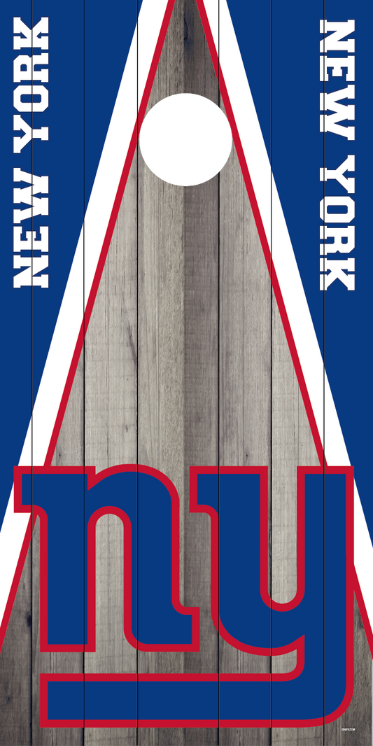 New York Giants Cornhole Board Skins (Pair)