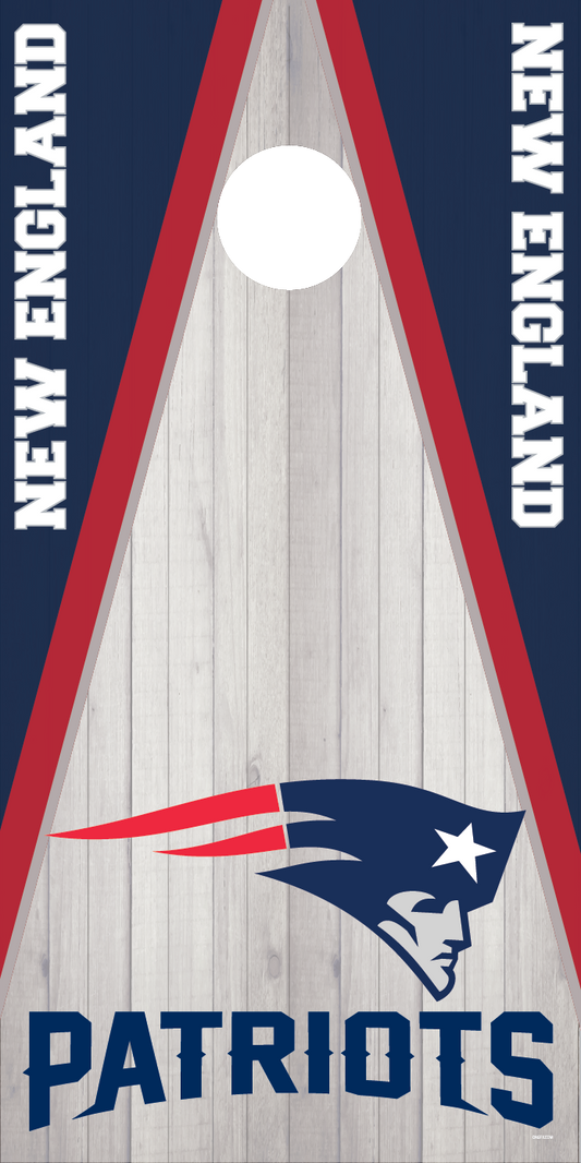 New England Patriots Cornhole Board Skins (Pair)