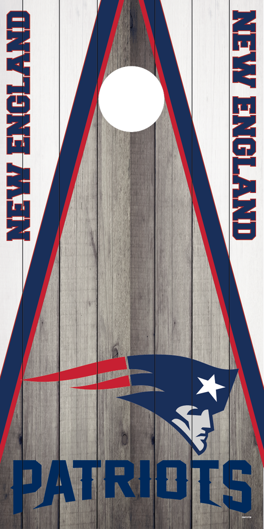 New England Patriots Cornhole Board Skins (Pair)