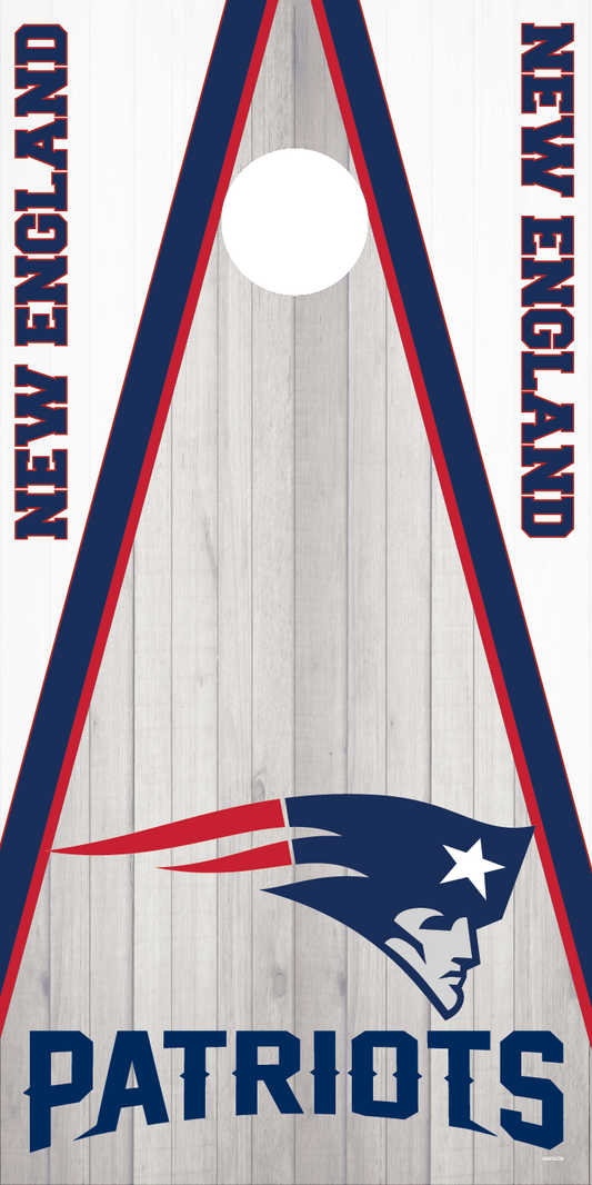 New England Patriots Cornhole Board Skins (Pair)