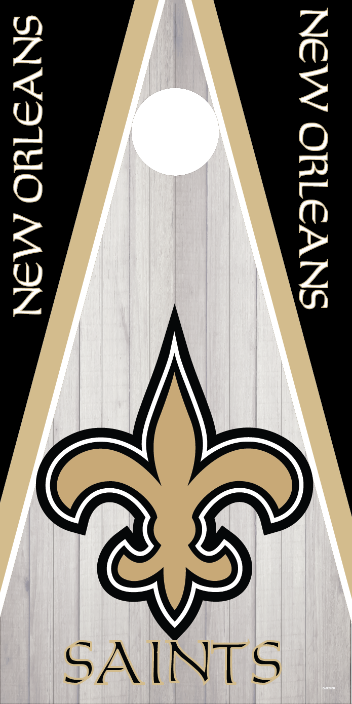 New Orleans Saints Cornhole Board Skins (Pair)