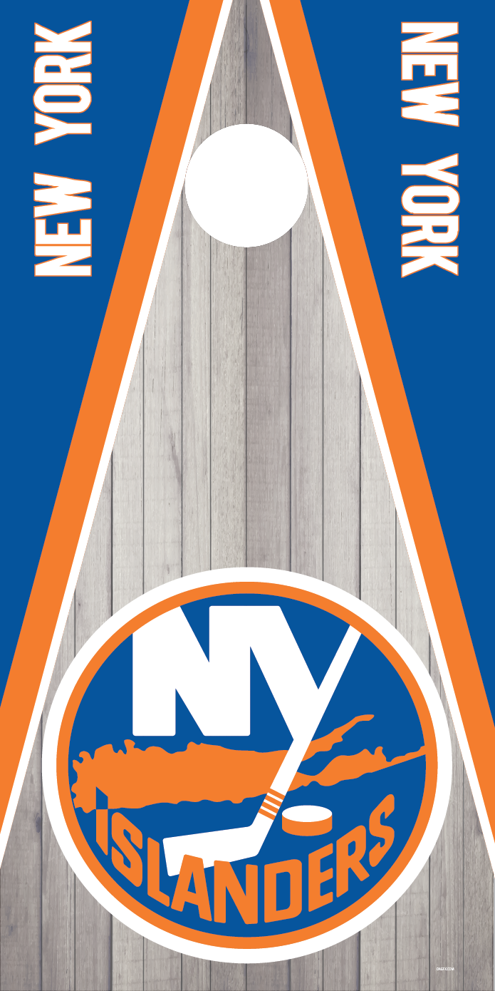 New York Islanders Cornhole Board Skins (Pair)