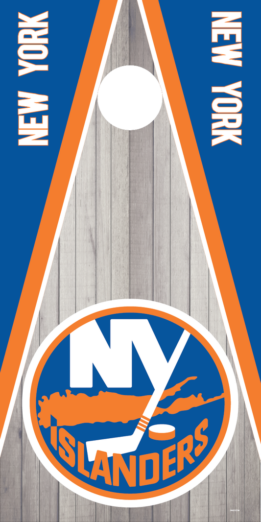 New York Islanders Cornhole Board Skins (Pair)