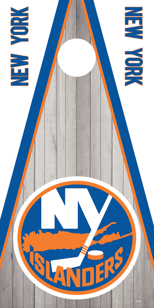 New York Islanders Cornhole Board Skins (Pair)