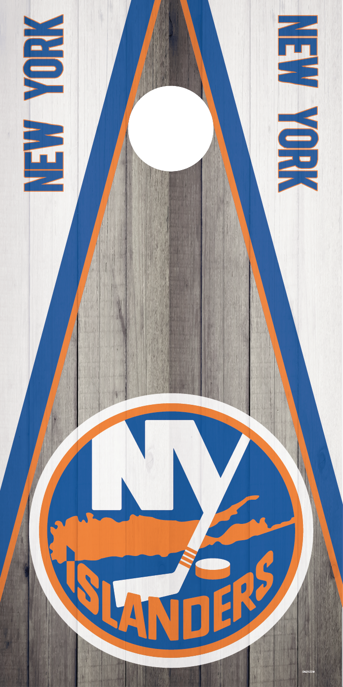 New York Islanders Cornhole Board Skins (Pair)