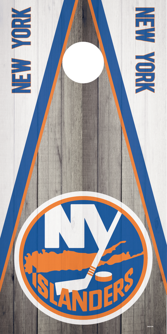 New York Islanders Cornhole Board Skins (Pair)