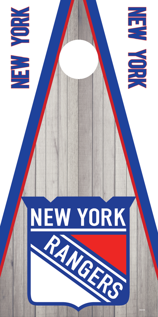 New York Rangers Cornhole Board Skins (Pair)