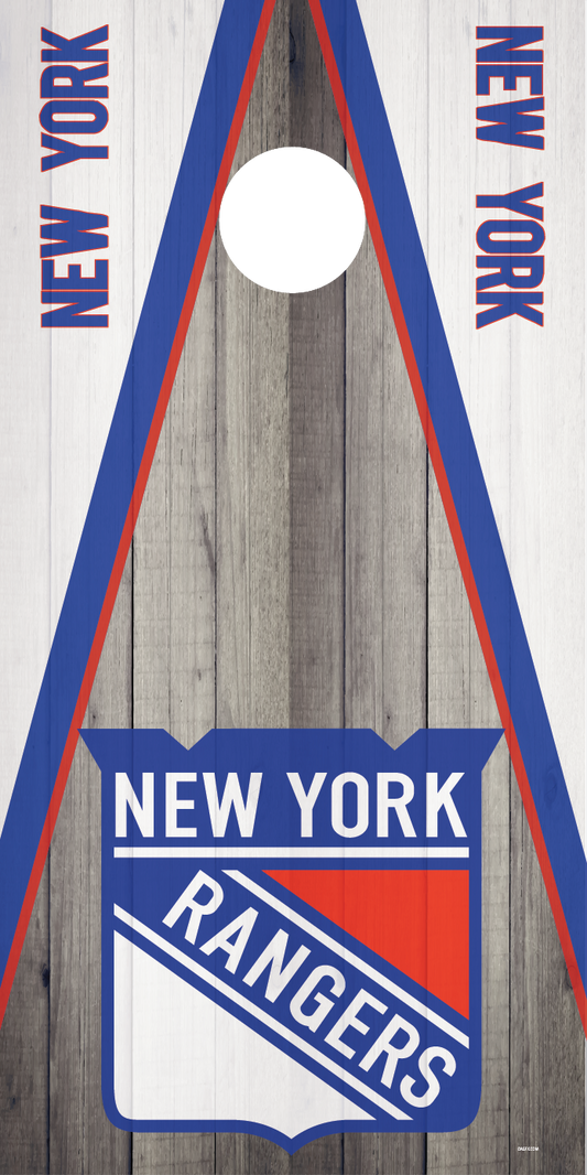 New York Rangers Cornhole Board Skins (Pair)