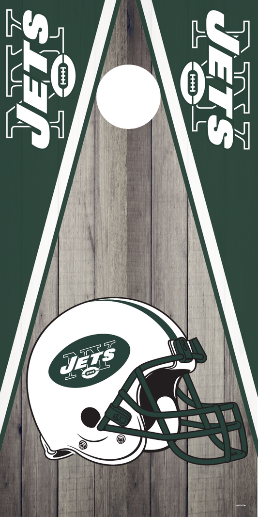 New York Jets Cornhole Board Skins (Pair)