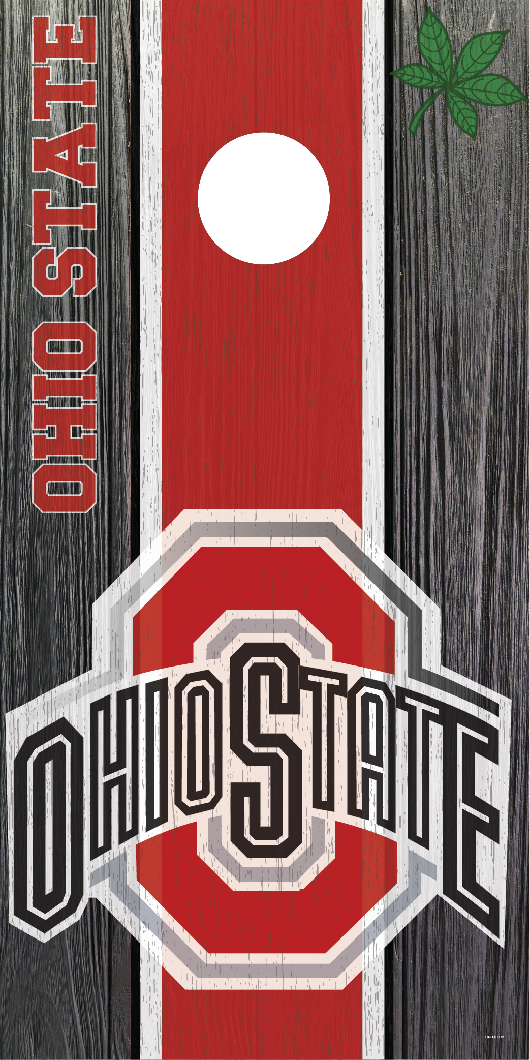 Ohio State Buckeyes Cornhole Board Skins (Pair)