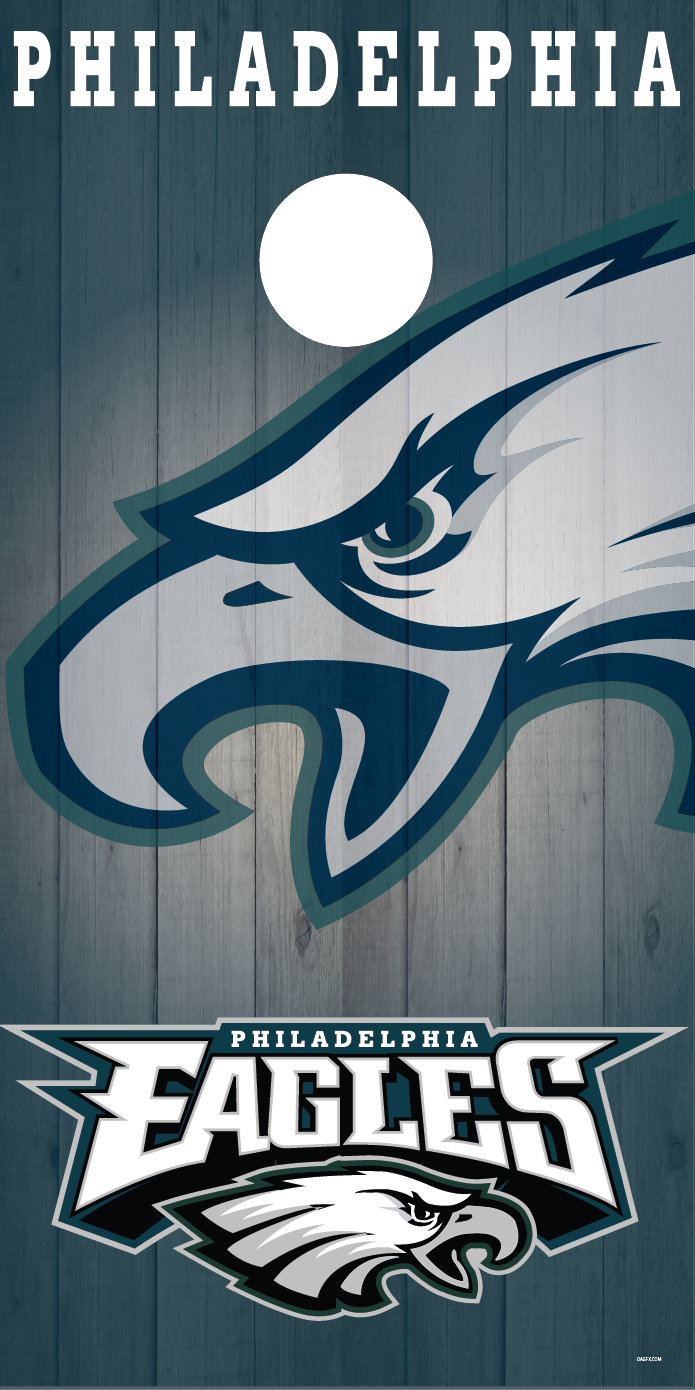 Philadelphia Eagles Cornhole Board Skins (Pair)