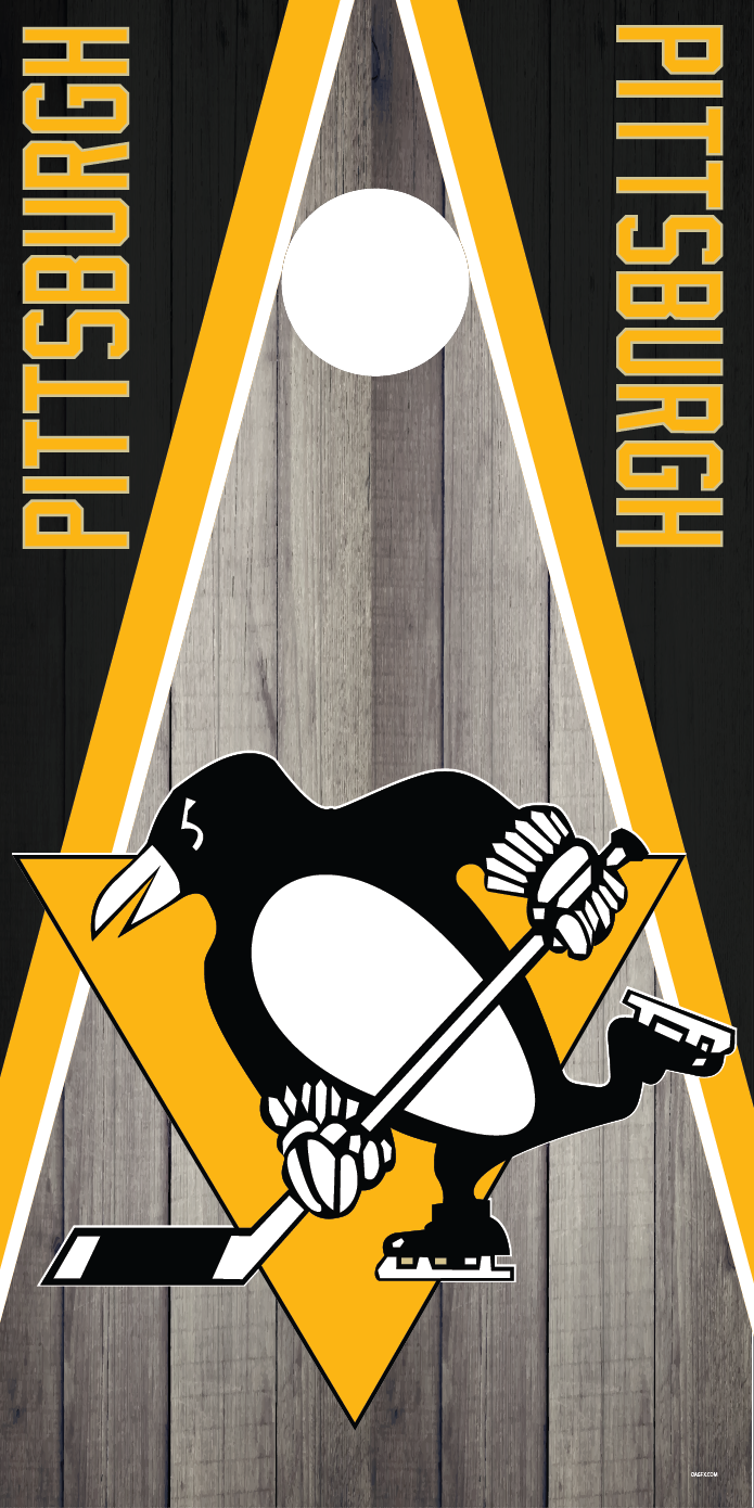 Pittsburgh Penguins Cornhole Board Skins (Pair)