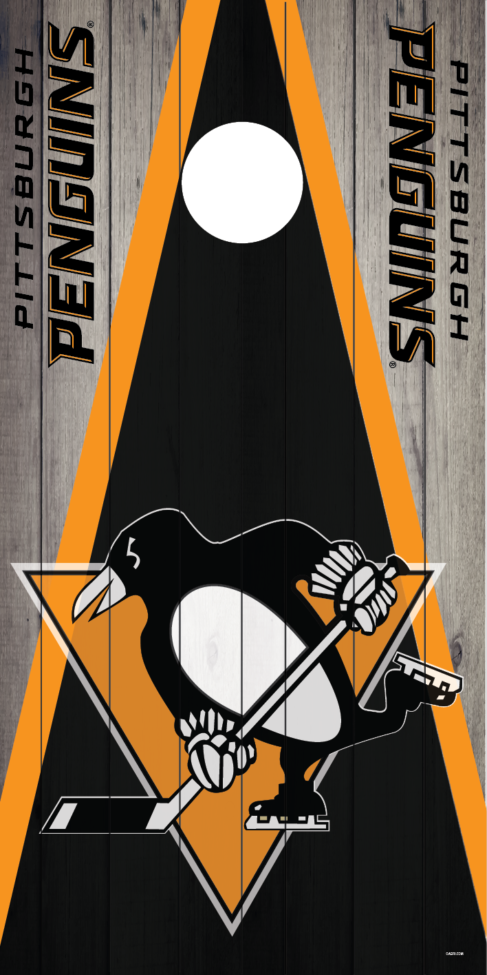 Pittsburgh Penguins Cornhole Board Skins (Pair)
