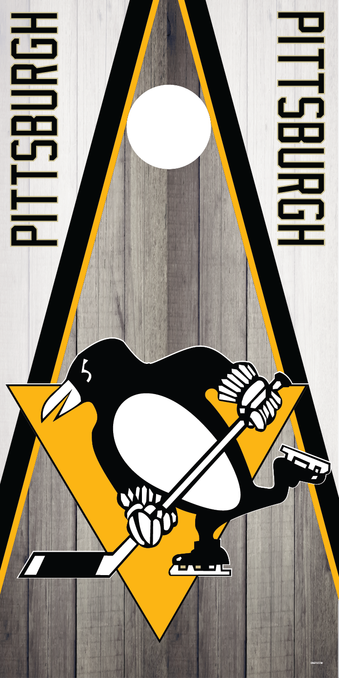 Pittsburgh Penguins Cornhole Board Skins (Pair)